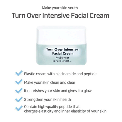(NEWA) Muldream Turn Over Intensive Facial Cream 50ml - DODOSKIN