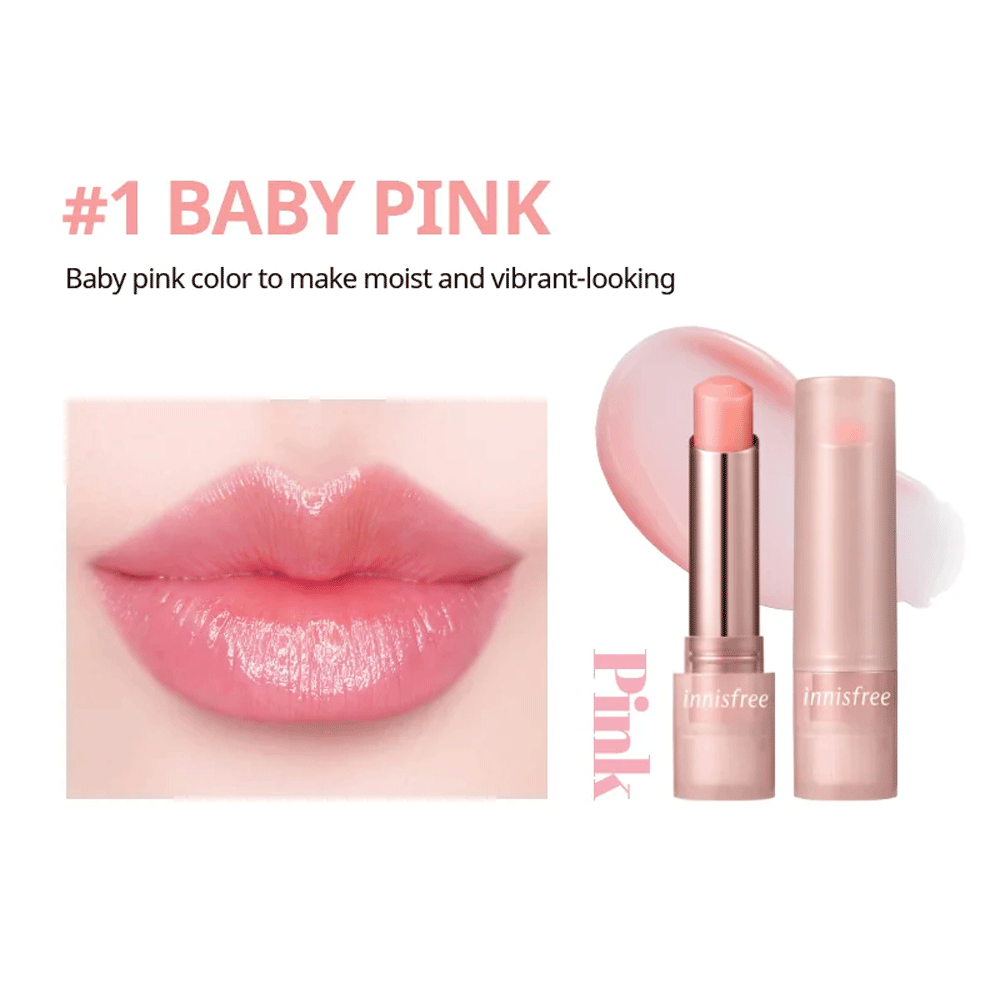Innisfree Dewy Tint Lip Balm 3.2g - 5 Colors - KLO