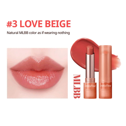 Innisfree Dewy Tint Lip Balm 3.2g - 5 Colors - KLO