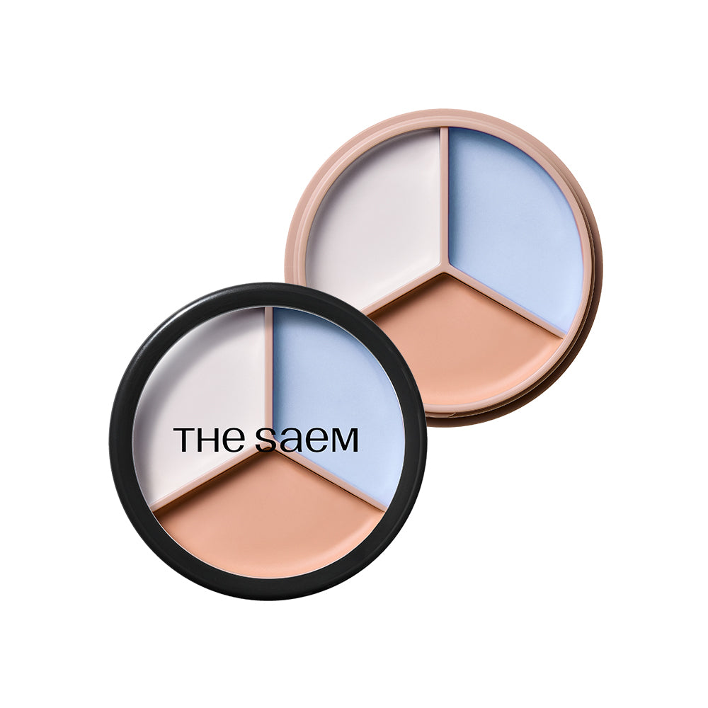 the SAEM Cover Perfection Triple Pot Concealer