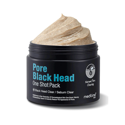 meditime Pore Black Head One Shot Pack 100g - DODOSKIN
