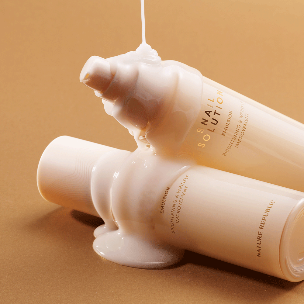 NATURE REPUBLIC Snail Solution Skin Care Set - Toner & Emulsion - KLO