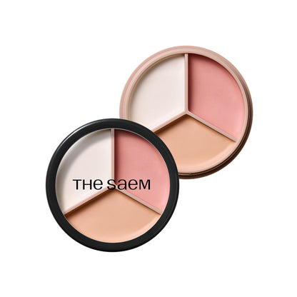 the SAEM Cover Perfection Triple Pot Concealer