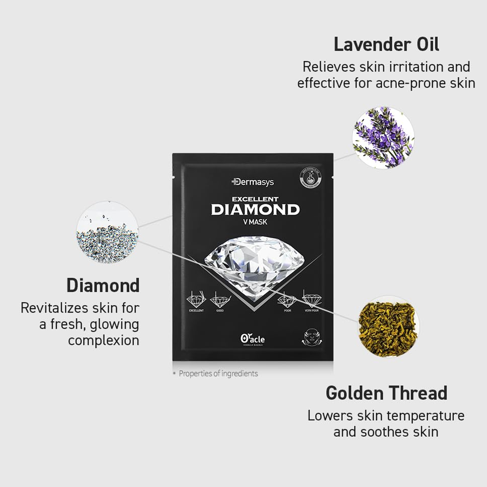 Dr.oracle Diamond V mask 1ea - KLO