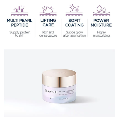 KLAVUU Rejuve Pearlsation Multi Pearl Peptide Cream 50ml - DODOSKIN