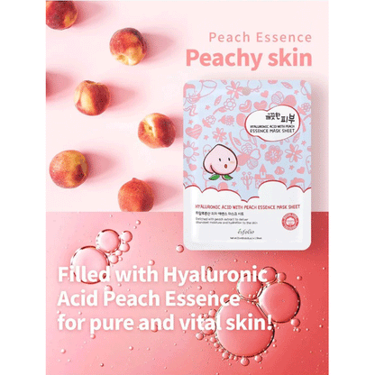 (NEWA) esfolio Hyaluronic Acid With Peach Essence Mask Sheet 25ml * 10pcs - DODOSKIN