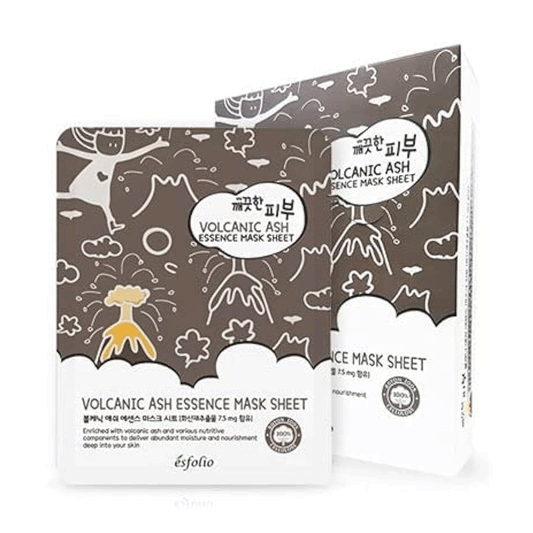 esfolio Pure Skin Volcanic Ash Essence Mask Sheet  25ml *10ea - DODOSKIN
