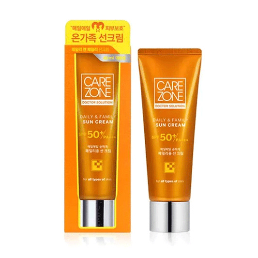 CAREZONE Daily & Family Sun Cream SPF50+ PA+++  80ml - DODOSKIN