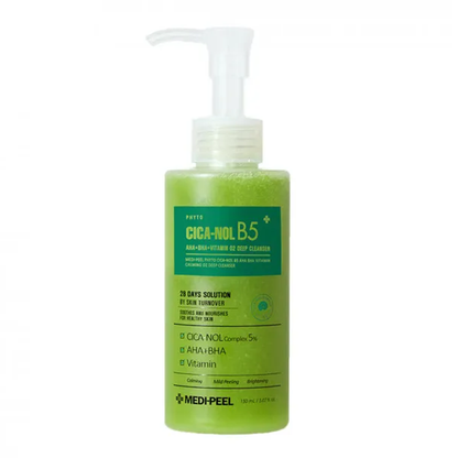 MEDI-PEEL Phyto Cica-nol B5 AHA BHA Vitamin Calming O2 Deep Cleanser 150ml - DODOSKIN