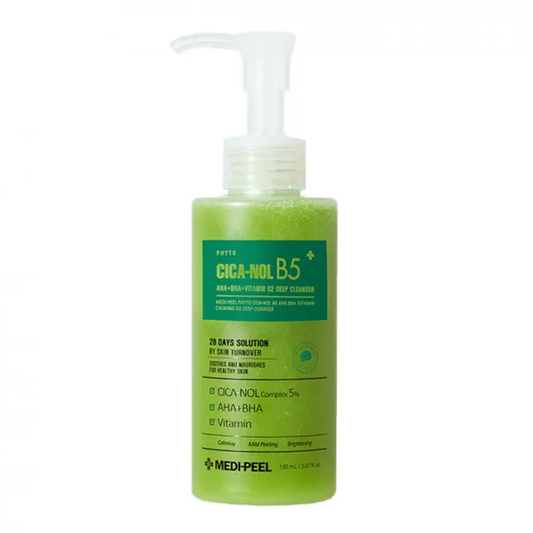 MEDI-PEEL Phyto Cica-nol B5 AHA BHA Vitamin Calming O2 Deep Cleanser 150ml - DODOSKIN
