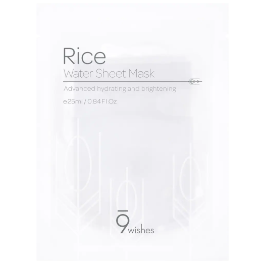 9wishes Rice Water Sheet Mask 25ml 10ea - DODOSKIN
