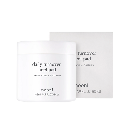 nooni daily turnover peel pad 145g (80 sheets)