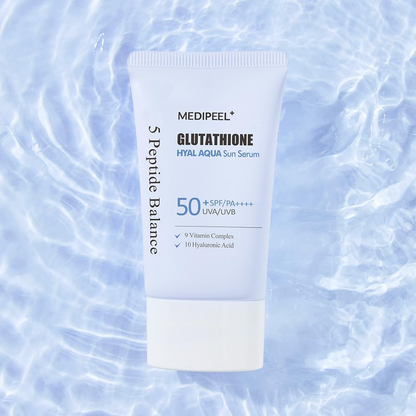 MEDI-PEEL Glutathione Hyal Aqua Sun Serum 50ml SPF50+ PA++++ - DODOSKIN