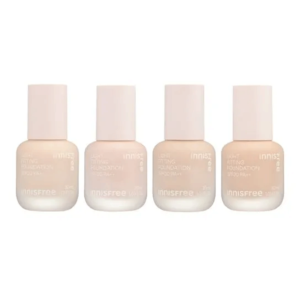 Innisfree Light Fitting Foundation SPF20 PA++ 30ml - 4 Colors - KLO