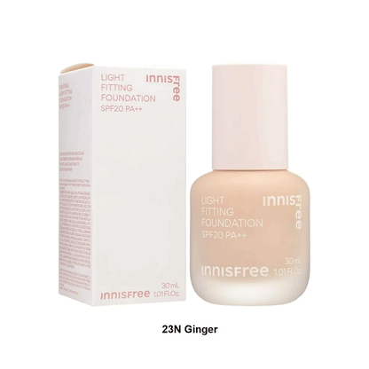Innisfree Light Fitting Foundation SPF20 PA++ 30ml - 4 Colors - KLO