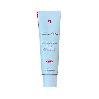 TOSOWOONG SOS Intensive Red Clinic Ovalicin Skin Clear Cream 50g - DODOSKIN
