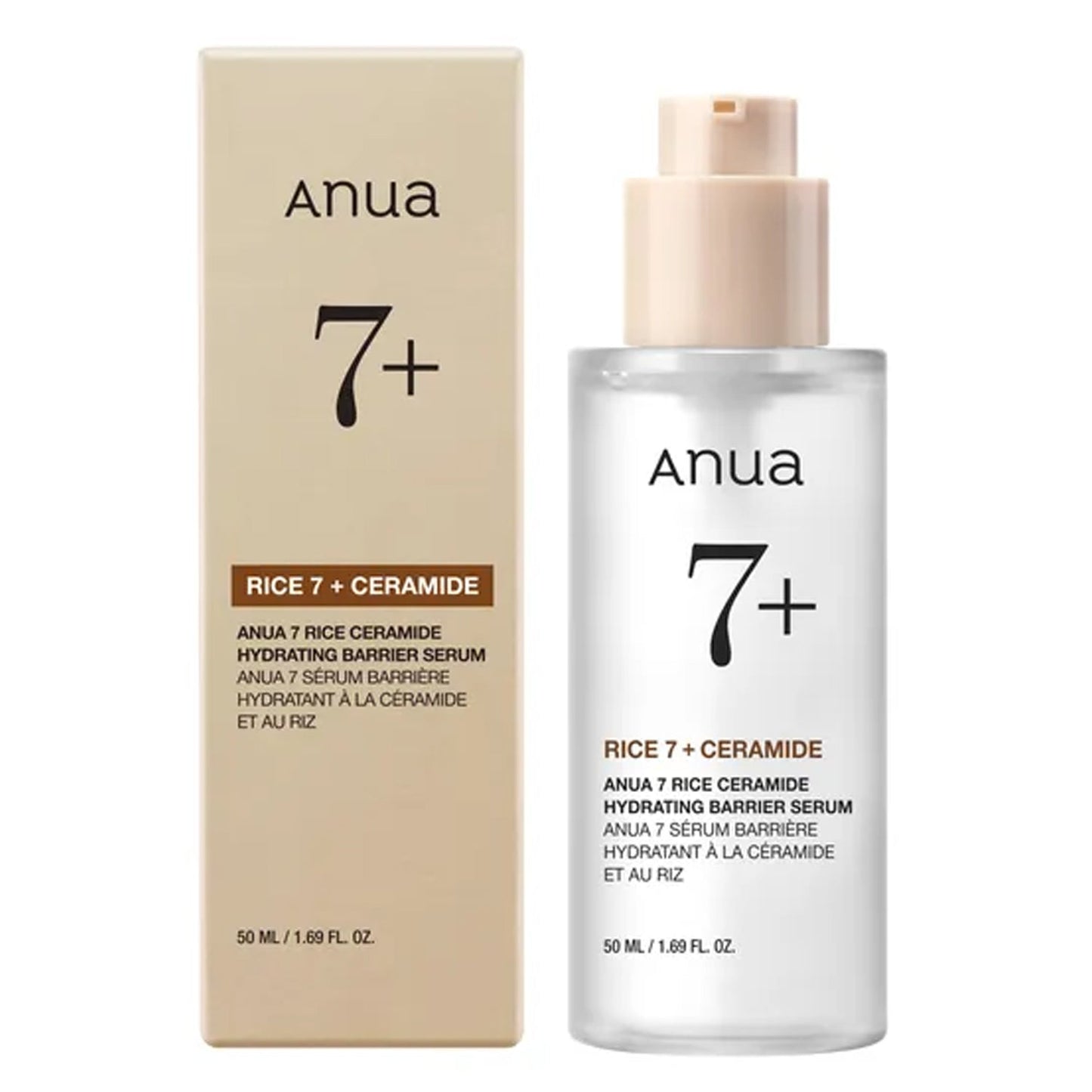 ANUA 7 Rice Ceramide Hydrating Barrier Serum Ampoule 50ml