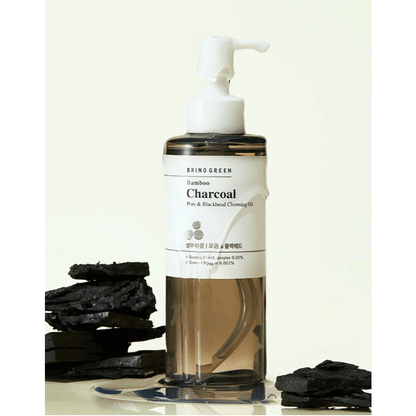 BRING GREEN Bamboo Charcoal Pore & Blackhead Cleansing Oil 200ml - DODOSKIN