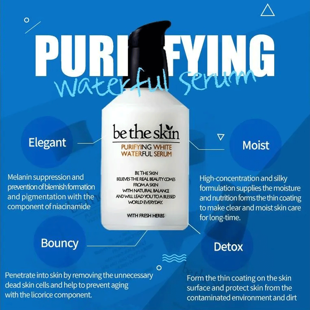 be the skin Purifying White Waterful Serum 50ml - DODOSKIN