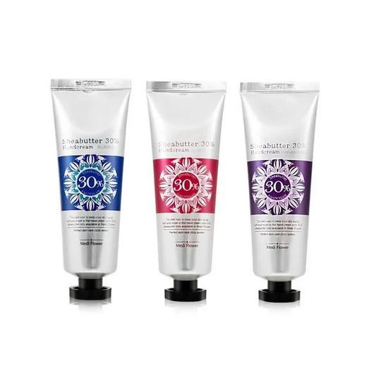 MediFlower Shea Butter 30% Hand Cream 80g - 3 Types - Dodoskin