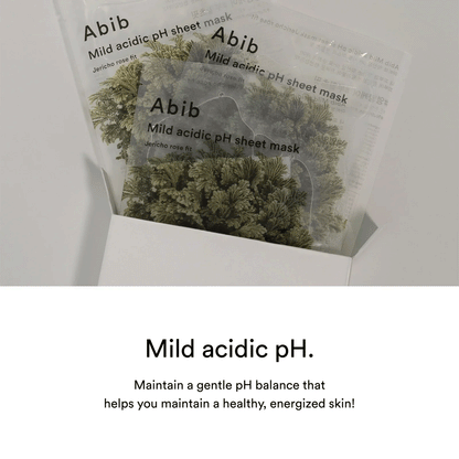 Abib Mild acidic pH sheet mask 10ea #Jericho rose fit - DODOSKIN