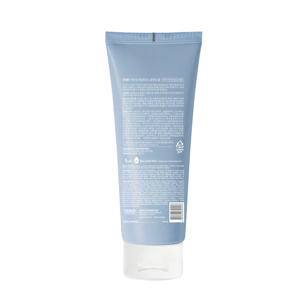 PRRETI pH Balancing Hyaluronic Cleansing Foam 150g - KLO