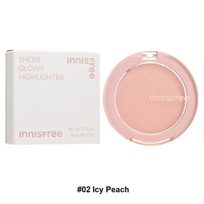 Innisfree Sheer Glowy Highlighter 5.5g - 2 Colors - KLO