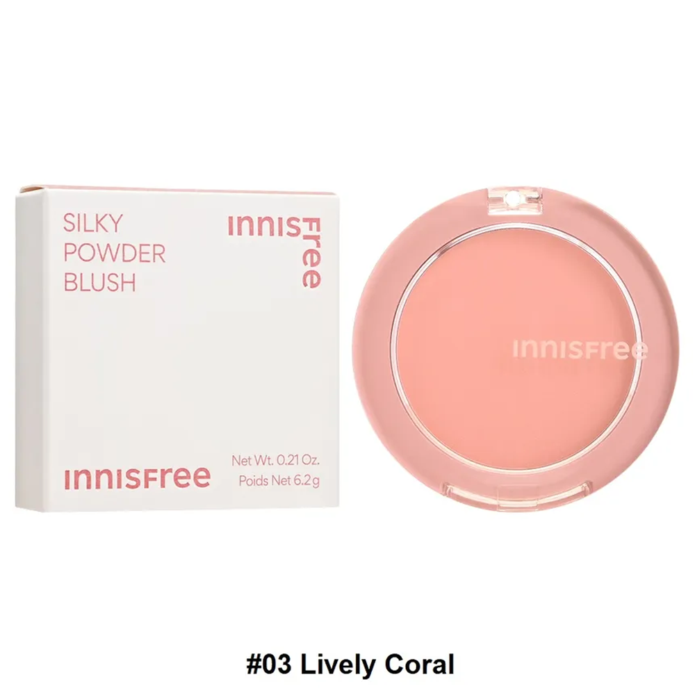 Innisfree Silky Powder Blush 6.2g - 3 Colors - KLO