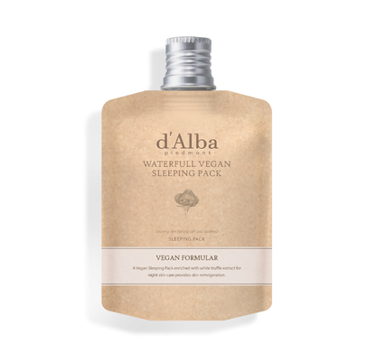 D'ALBA  Waterfull Vegan Sleeping Pack 60ml (Spout Type) - DODOSKIN