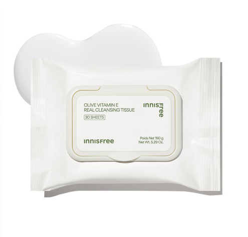 Innisfree Olive Vitamin E Real Cleansing Tissue 30sheets + 30sheets - KLO