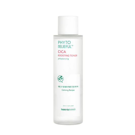 (Matthew검수) THANK YOU FARMER Phyto Relieful™ Cica Boosting Toner 200ml - DODOSKIN