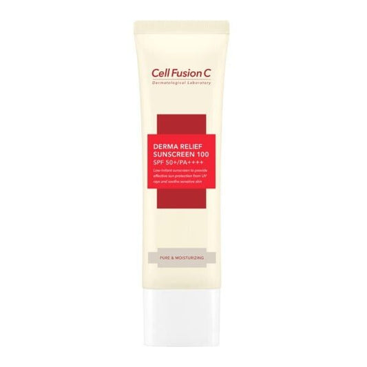 Cell Fusion C Derma Relief Sunscreen 100 SPF50+ PA++++ 50ml - Dodoskin