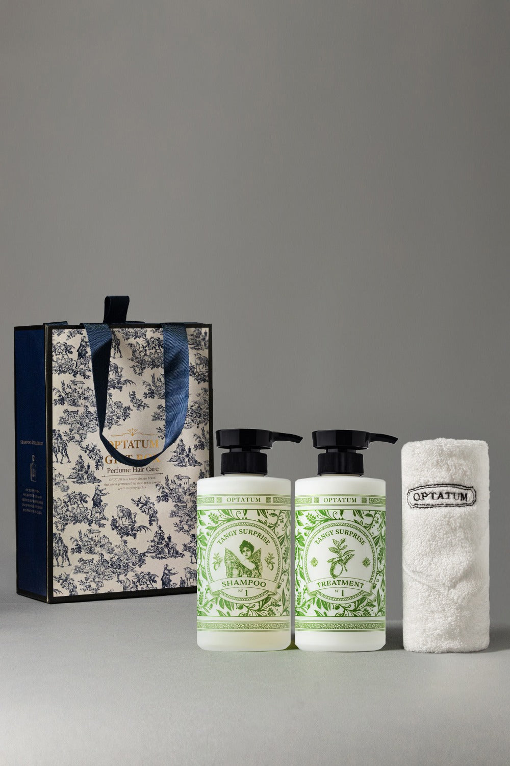 OPTATUM Village Collection scalp Care Shampoo & Treatment Gift Set (Tangi Surprise)
