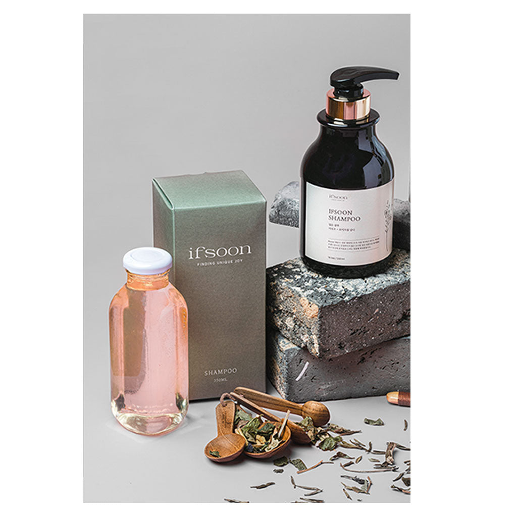 [ifsoon] Black Puer Tea Shampoo 550ml / 18.60 fl.oz - KLO