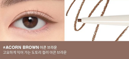 3CE Soft Mute Pencil Liner 0.1g – Soft Natural Smudge-Friendly Eye Liner