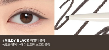 3CE Soft Mute Pencil Liner 0.1g – Soft Natural Smudge-Friendly Eye Liner