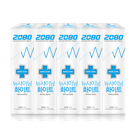 2080 New Shining White Toothpaste 140g x 5ea