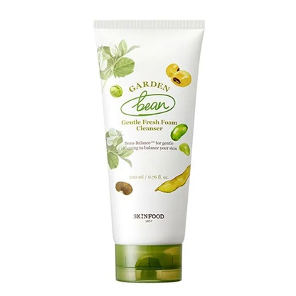 SKINFOOD Garden Bean Gentle Fresh Foam Cleanser 200ml - DODOSKIN