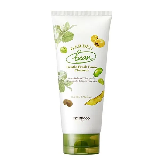 SKINFOOD Garden Bean Gentle Fresh Foam Cleanser 200ml - DODOSKIN
