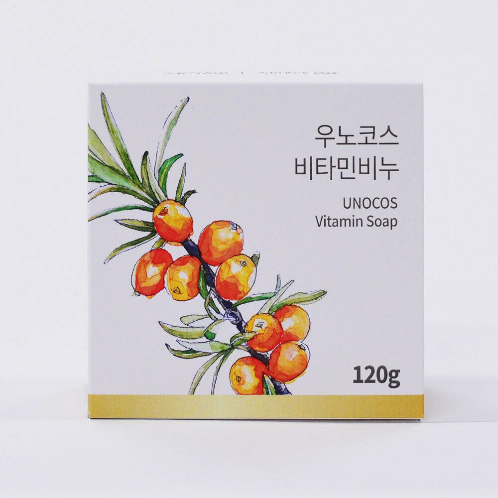 UNOCOS Vitamin Soap Skin Health Moisturizing Deep Cleansing Effect 120g - KLO