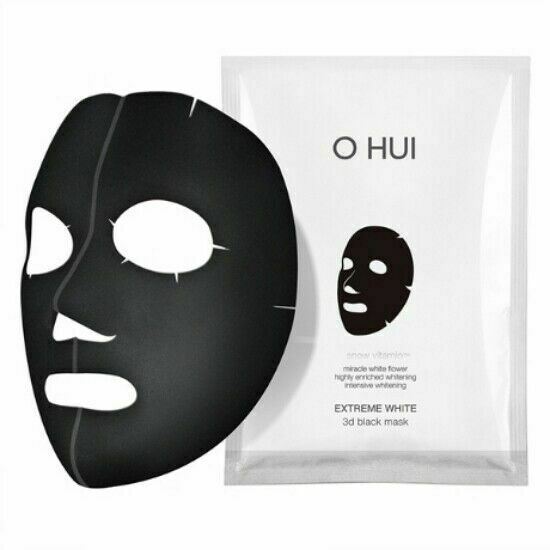 O HUI Extreme White 3D Black Facial mask pack 27g x 6EA - KLO