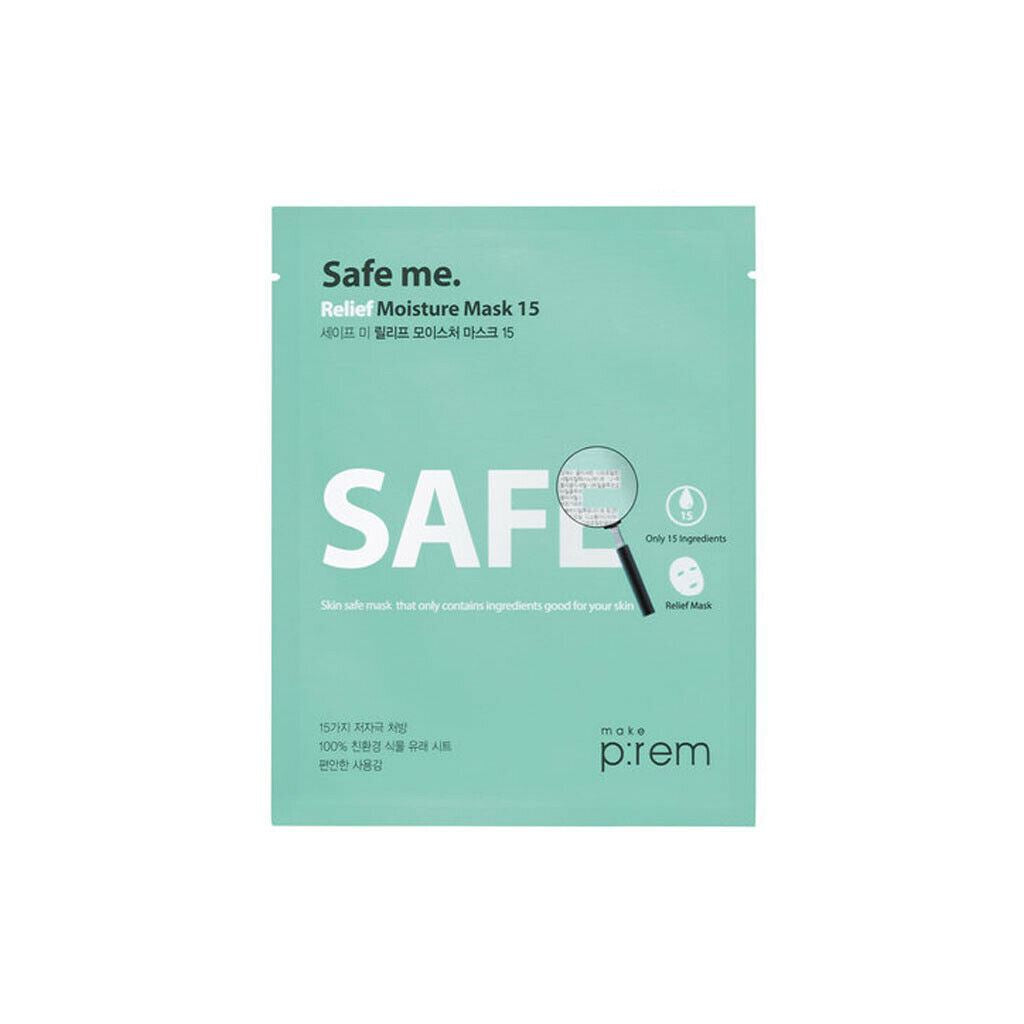 [Makeprem] Safe Me Relief Moisturizer Mask 5EA - KLO