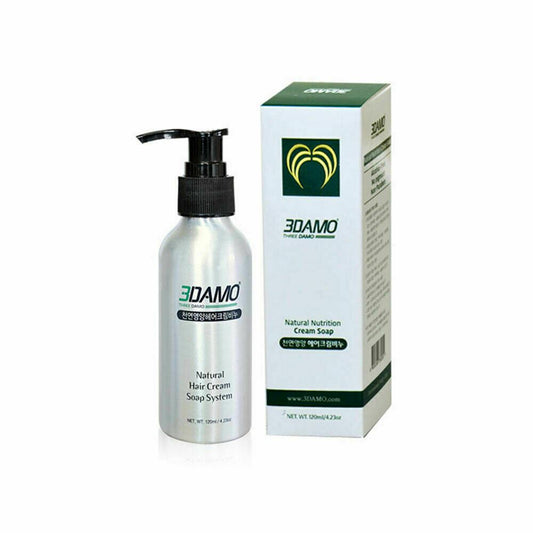 3DAMO Natural Nutrition Hair Cream Soap Scalp cleanliness and hair root strength - KLO