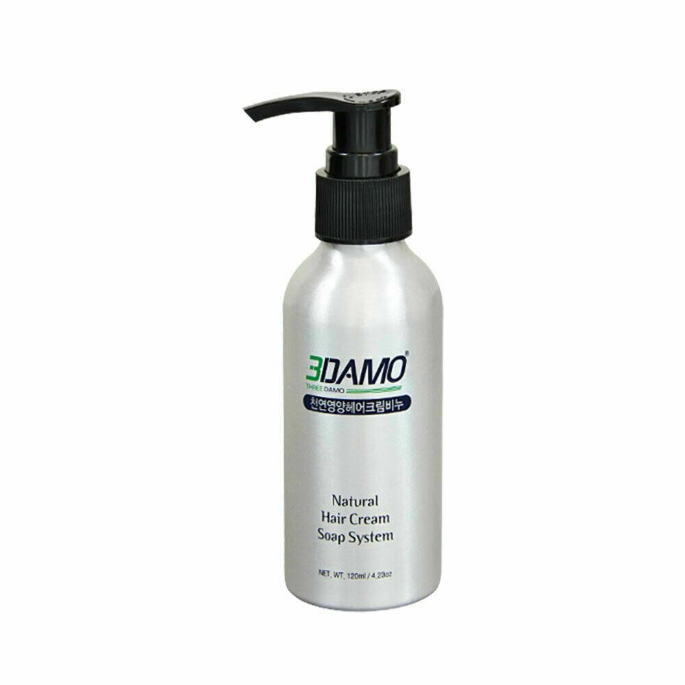 3DAMO Natural Nutrition Hair Cream Soap Scalp cleanliness and hair root strength - KLO