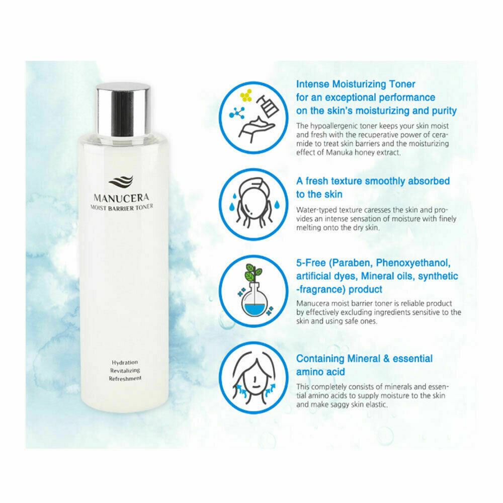 3DAMO Manucera Moist Barrier Toner High Moist Toner and Super Barrier skin care - KLO