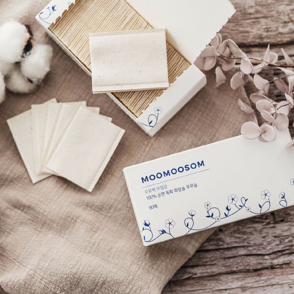 [salTherapy] Unbleached Cotton Pads for Face 90 Sheets - KLO