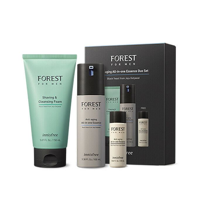 [US Exclusive] Innisfree forest for men All-in-one Duo set - Anti-aging +++ FREE GIFT - KLO