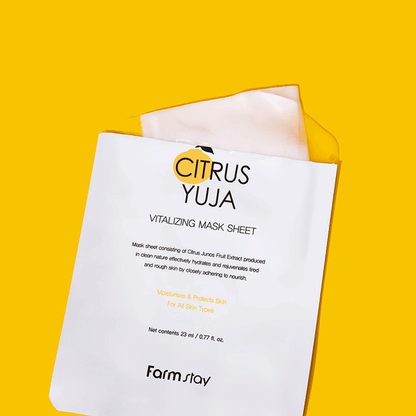 Farmstay Citrus Yuja Vitalizing Mask Sheet 23ml - DODOSKIN