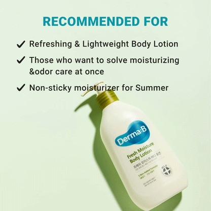 Derma-B Fresh Moisture Body Lotion 400ml - DODOSKIN