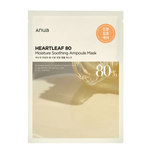 Anua Heartleaf 80 Moisture Soothing Ampoule Mask 27ml - DODOSKIN